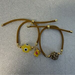 HANDMADE Adjustable Bracelet Set NWOT
